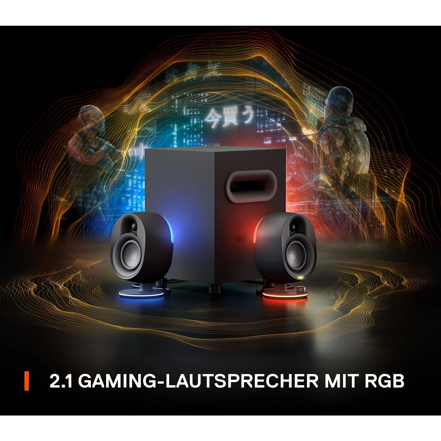 SteelSeries Arena 7 – Eine LED kaputt, Lautsprecher voll funktionsfähig