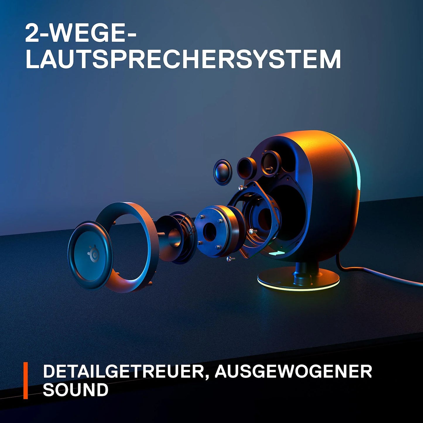 SteelSeries Arena 7 – Eine LED kaputt, Lautsprecher voll funktionsfähig