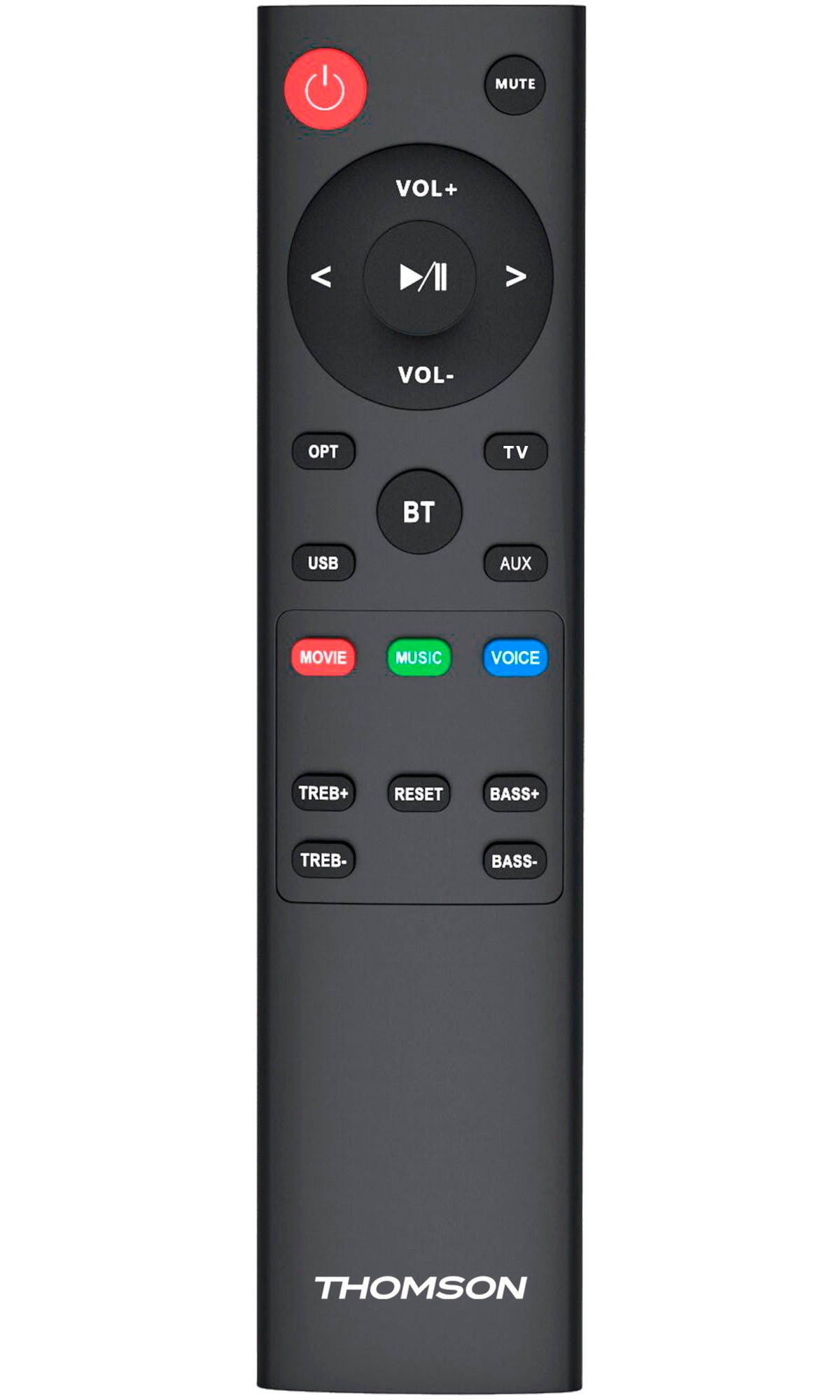 Thomson SB402BT Soundbar – 2.0 – Bluetooth – 80W – AUX & Optischer Eingang