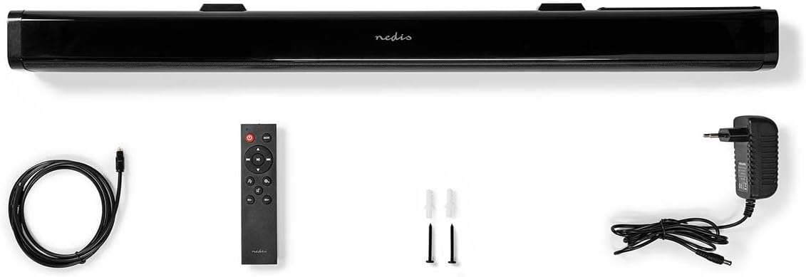 NEDIS Soundbar 2.0 – 40W – DSP – HDMI ARC, Optisch, AUX, USB – Schwarz