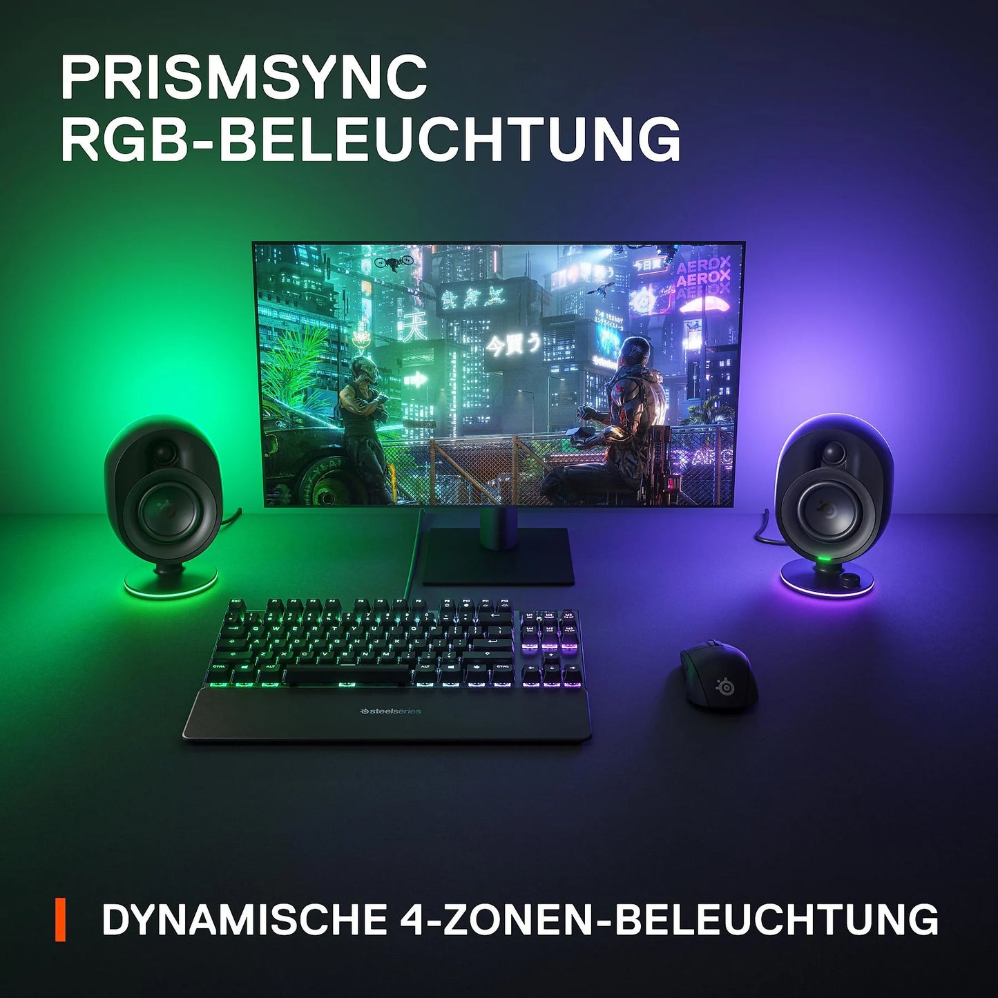 SteelSeries Arena 7 – Eine LED kaputt, Lautsprecher voll funktionsfähig