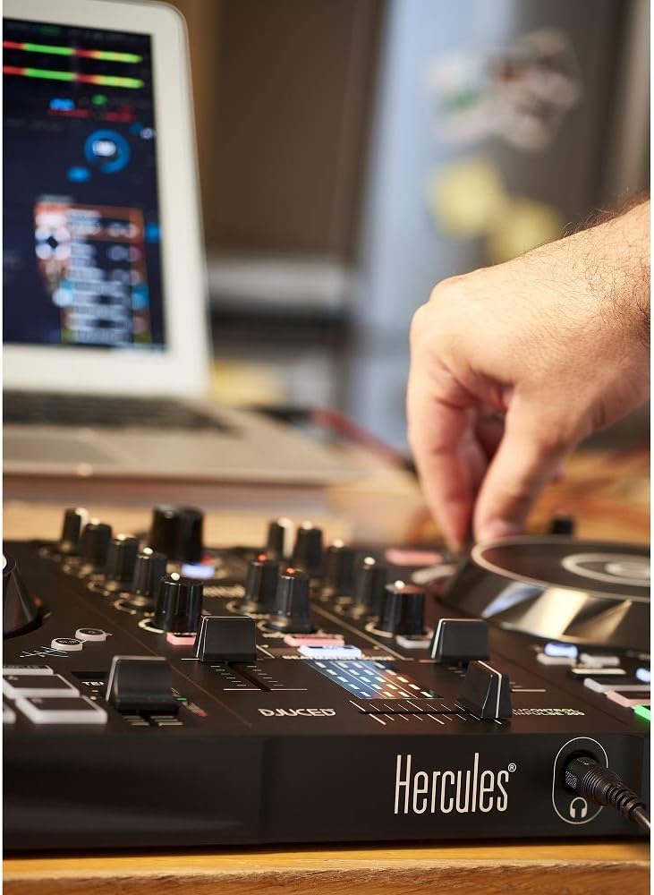 Hercules DJControl Inpulse 300 – 2-Deck DJ-Controller mit Soundkarte