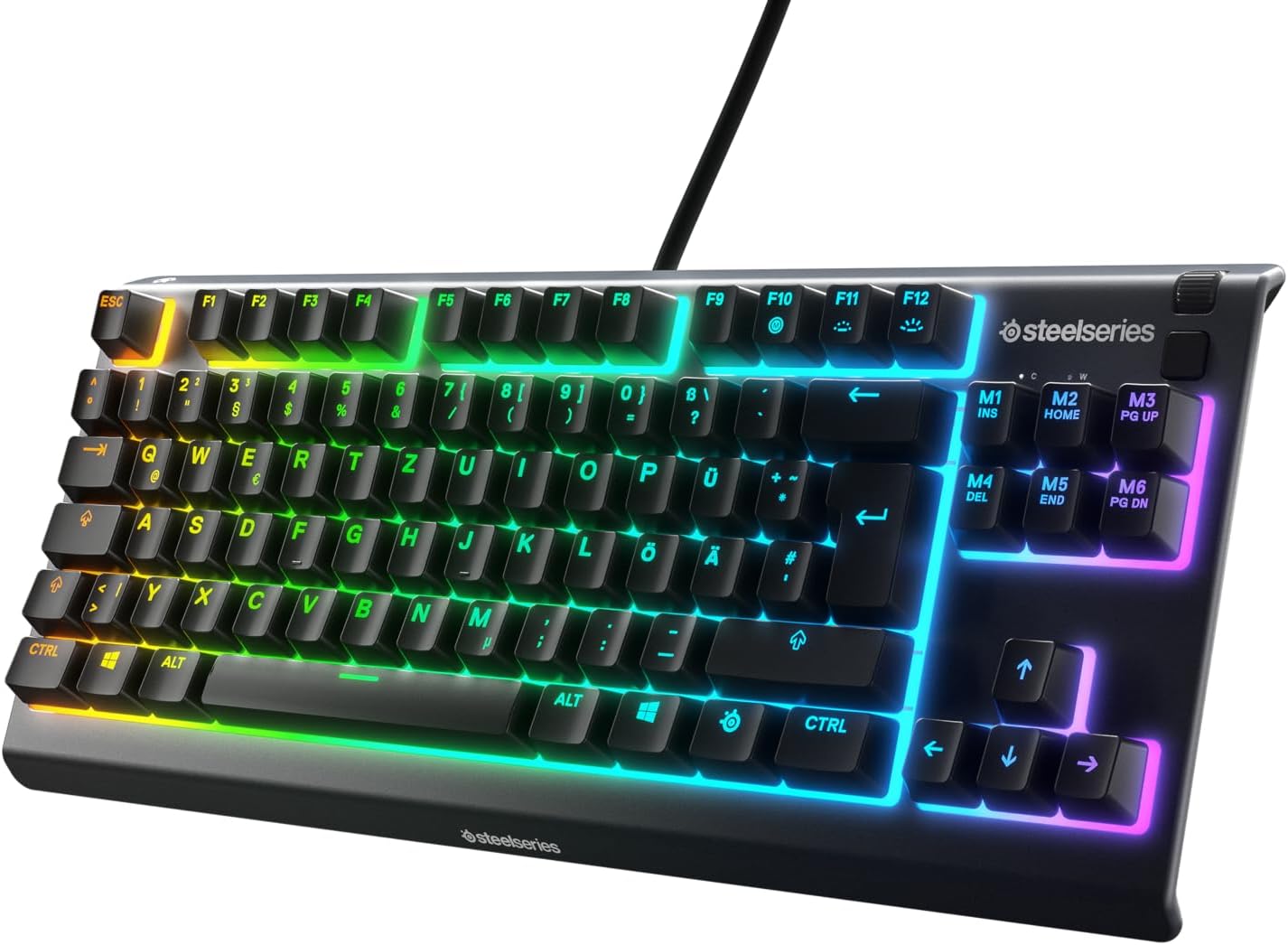 SteelSeries Apex 3 TKL – RGB Gaming-Tastatur – QWERTY US