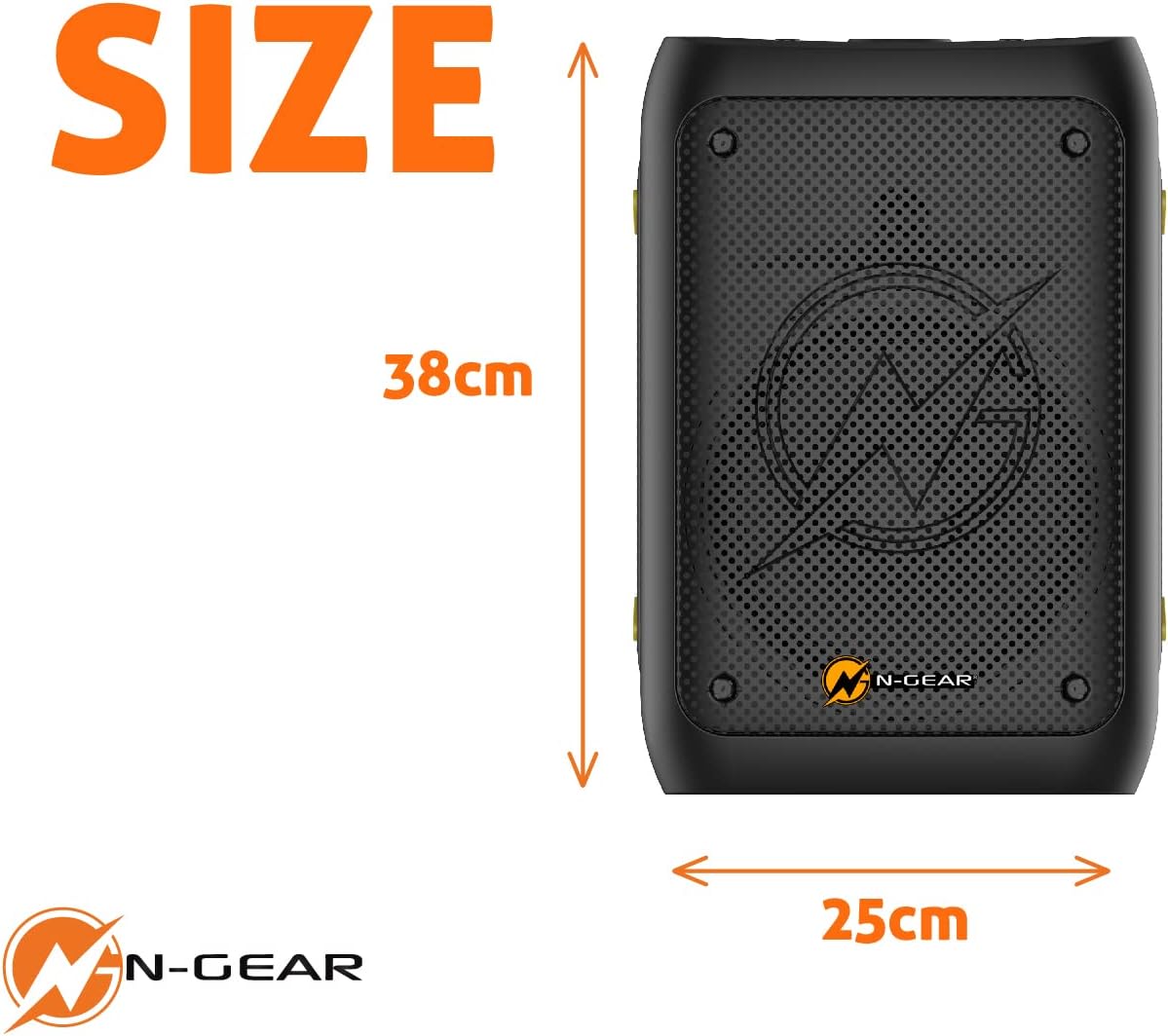 N-Gear Flash Banger 777 Bluetooth PartyBox 160W RGB Licht Mikrofone & Remote