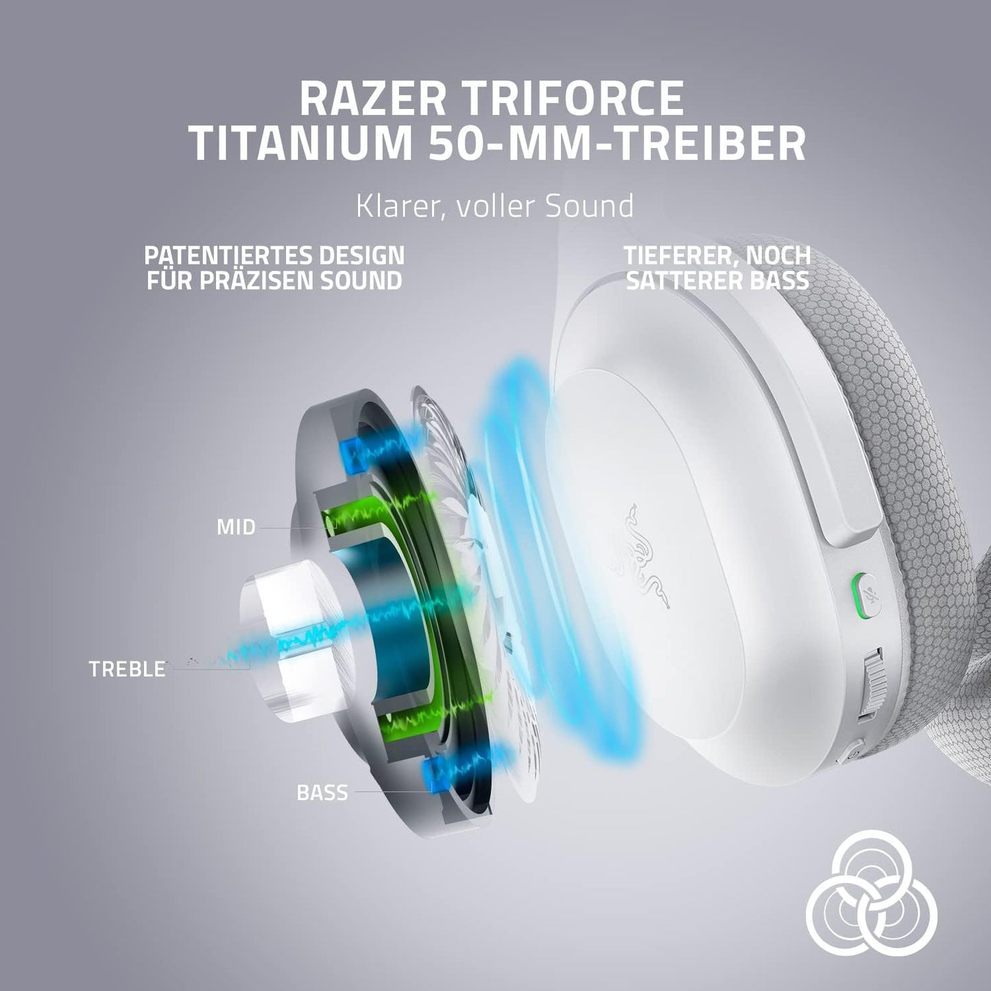 Razer Barracuda Mercury – Wireless Gaming Headset | Dual Wireless, 40h Akku
