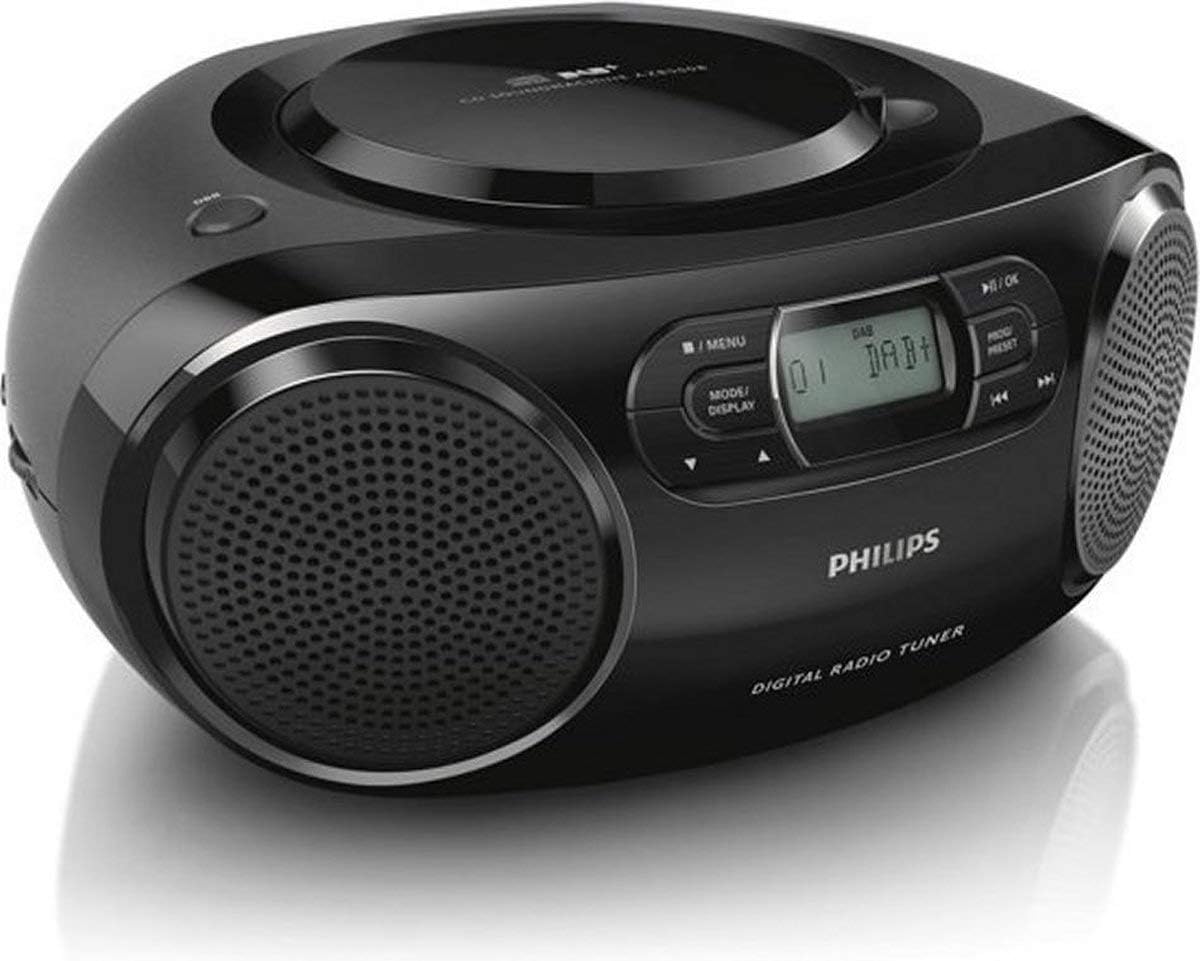 Philips AZB500B – Digitalradio mit DAB+ und UKW – Schwarz