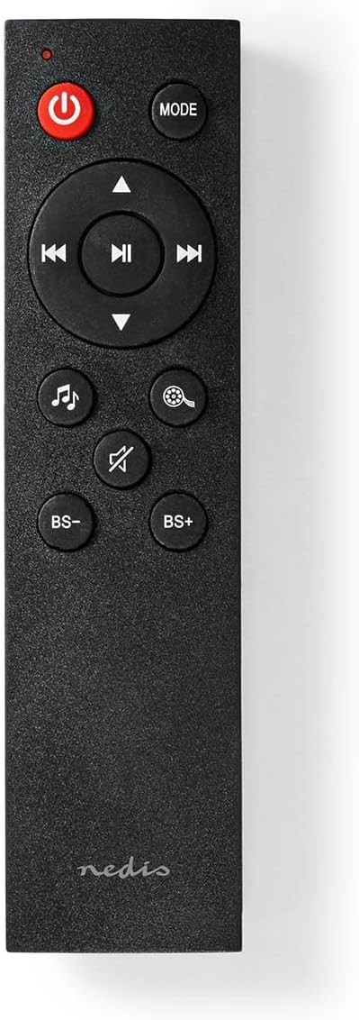 NEDIS Soundbar 2.0 – 40W – DSP – HDMI ARC, Optisch, AUX, USB – Schwarz