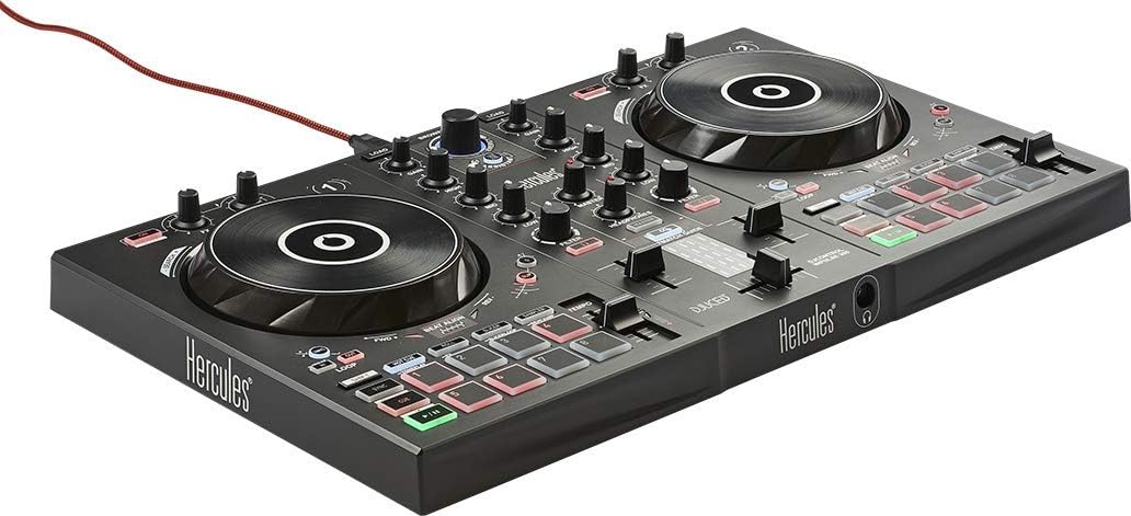Hercules DJControl Inpulse 300 – 2-Deck DJ-Controller mit Soundkarte