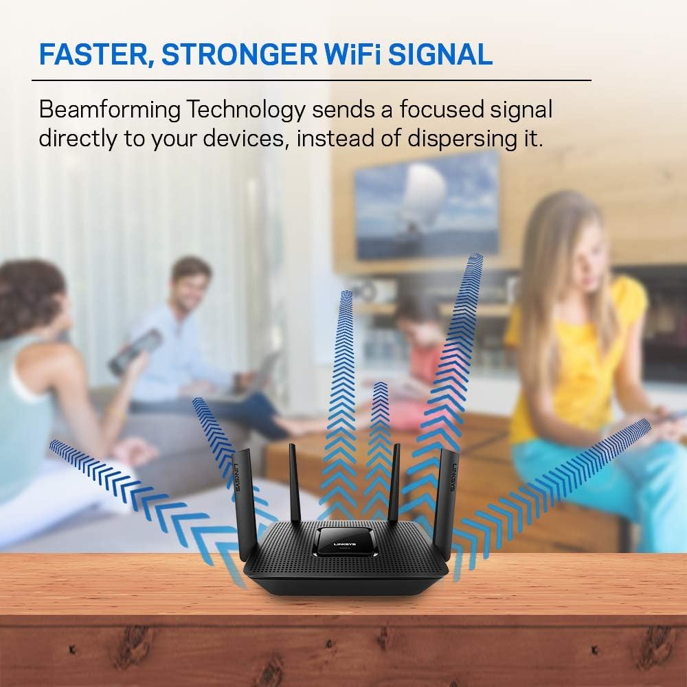 Linksys MR8300 Tri-Band Mesh-WiFi 5 Router – AC2200 – USB 3.0 & Gigabit LAN