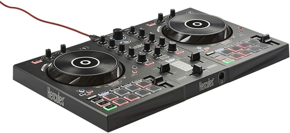 Hercules DJControl Inpulse 300 – 2-Deck DJ-Controller mit Soundkarte