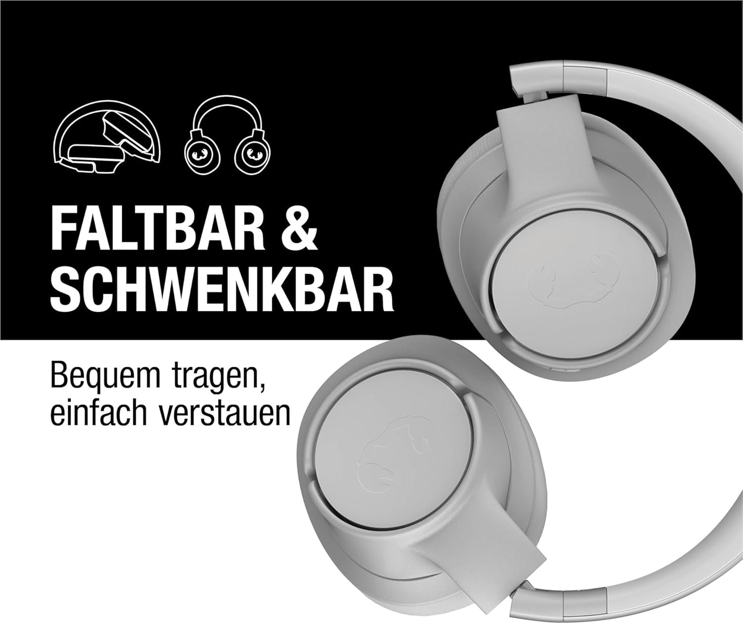 Fresh 'n Rebel Clam Core Bluetooth Over-Ear Kopfhörer – Weiß
