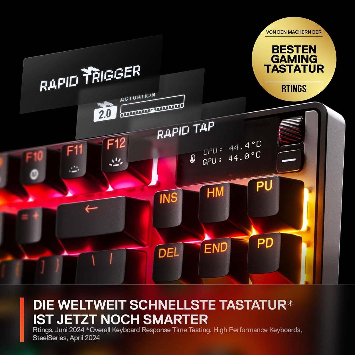 SteelSeries Apex Pro TKL Wireless Gen 3 – QWERTY US – HyperMagnetic