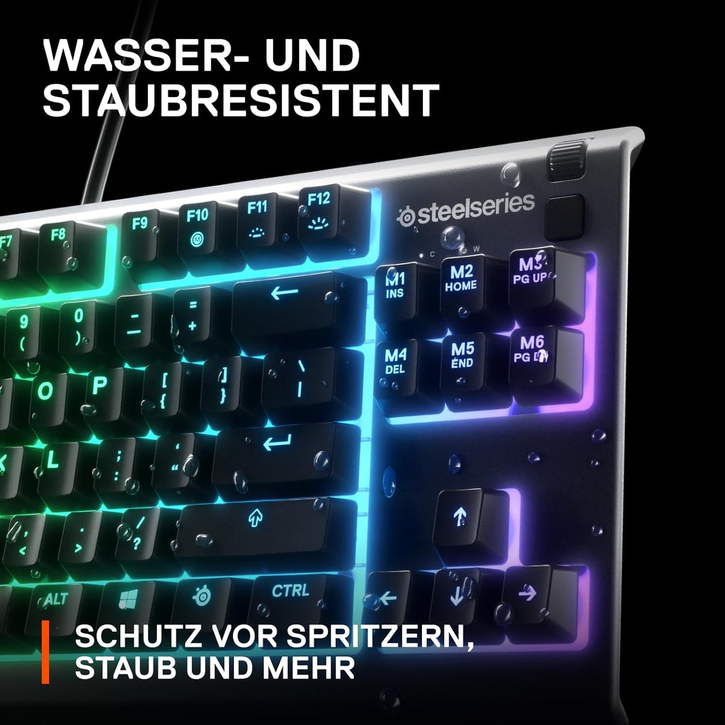 SteelSeries Apex 3 TKL – RGB Gaming-Tastatur – QWERTY US