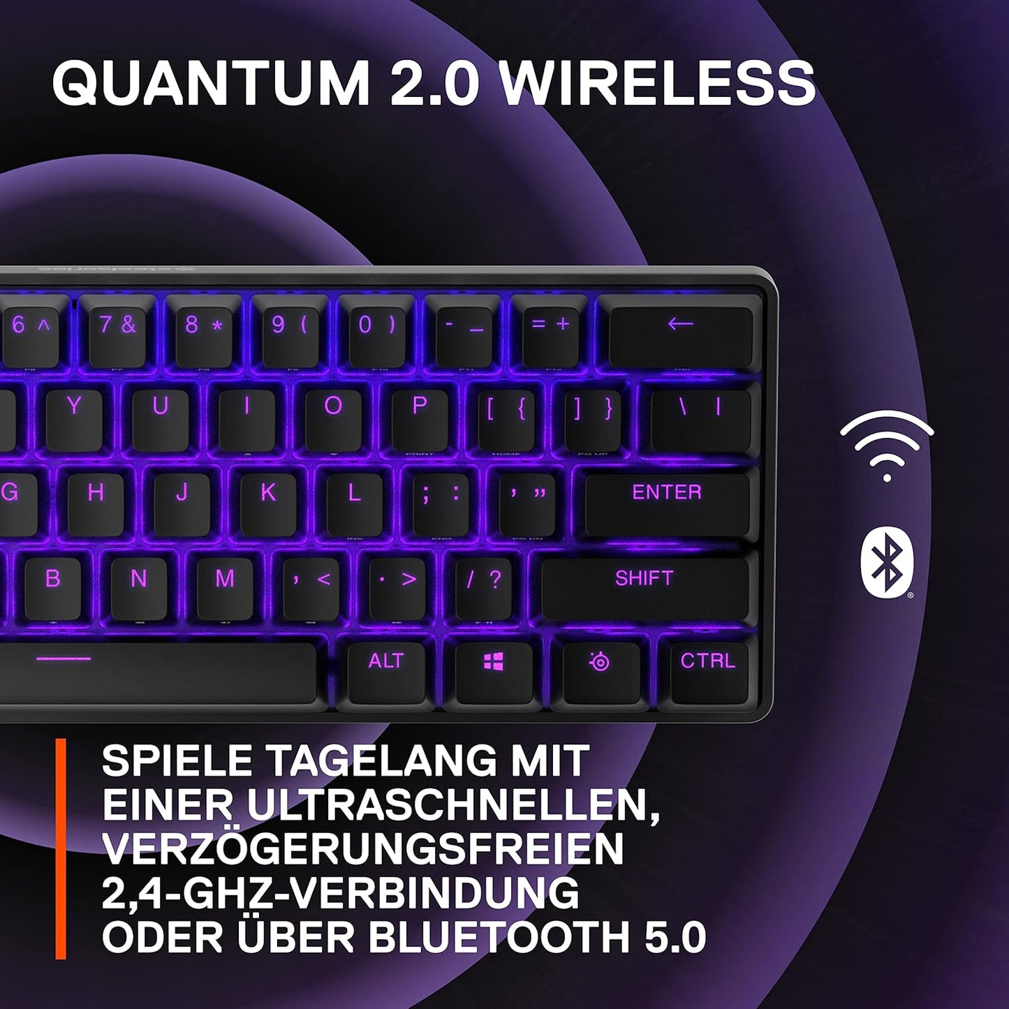 SteelSeries Apex Pro Mini Wireless – HyperMagnetic – QWERTY US