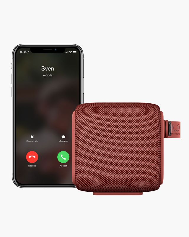 Fresh ’n Rebel Bold S Bluetooth-Lautsprecher – Safari Red Wasserdicht & Kompakt