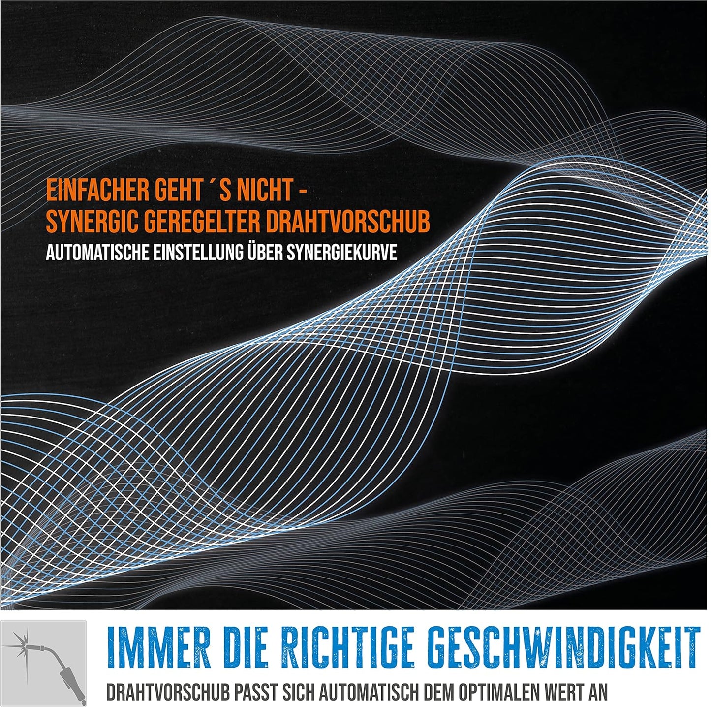 Güde SG 131 A-SYN – 120A Fülldraht-Schweißgerät – Inverter – Wie Neu