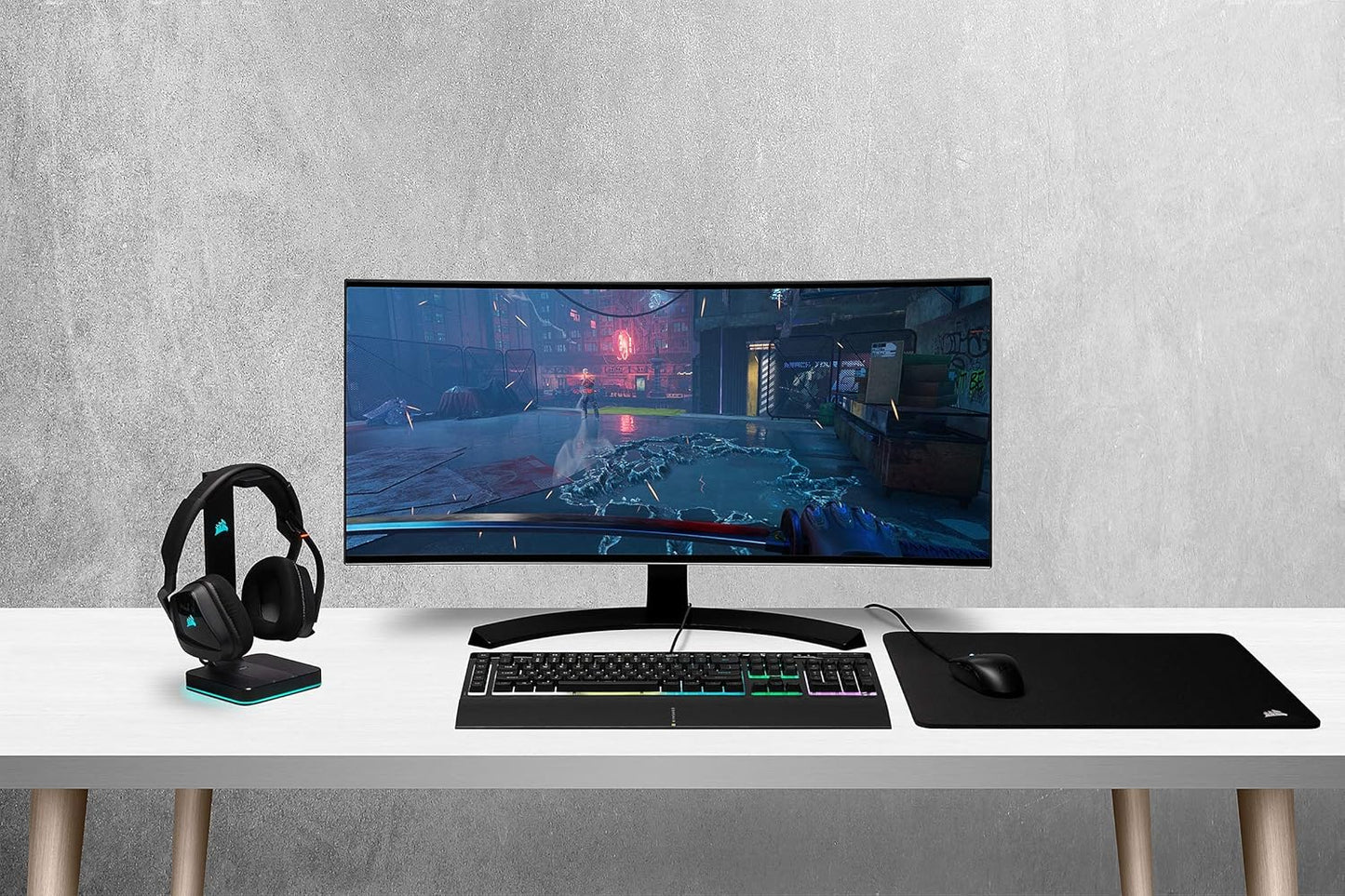 Corsair K55 RGB Pro – Gaming-Tastatur – QWERTY US – RGB Beleuchtung