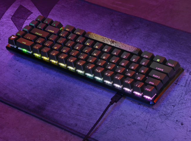 Corsair K65 Pro Mini – 65 % Gaming-Tastatur – OPX Switches – QWERTY US