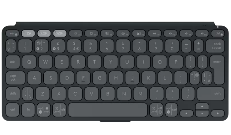 Logitech Keys-To-Go 2 – Kabellose Bluetooth-Tastatur – US International QWERTY