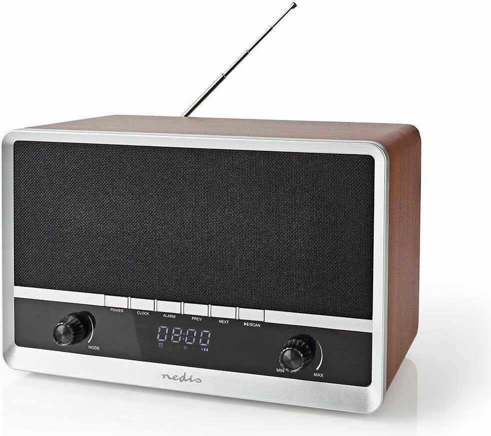 Nedis RDFM5200BN – Retro FM/AM-Radio mit Bluetooth