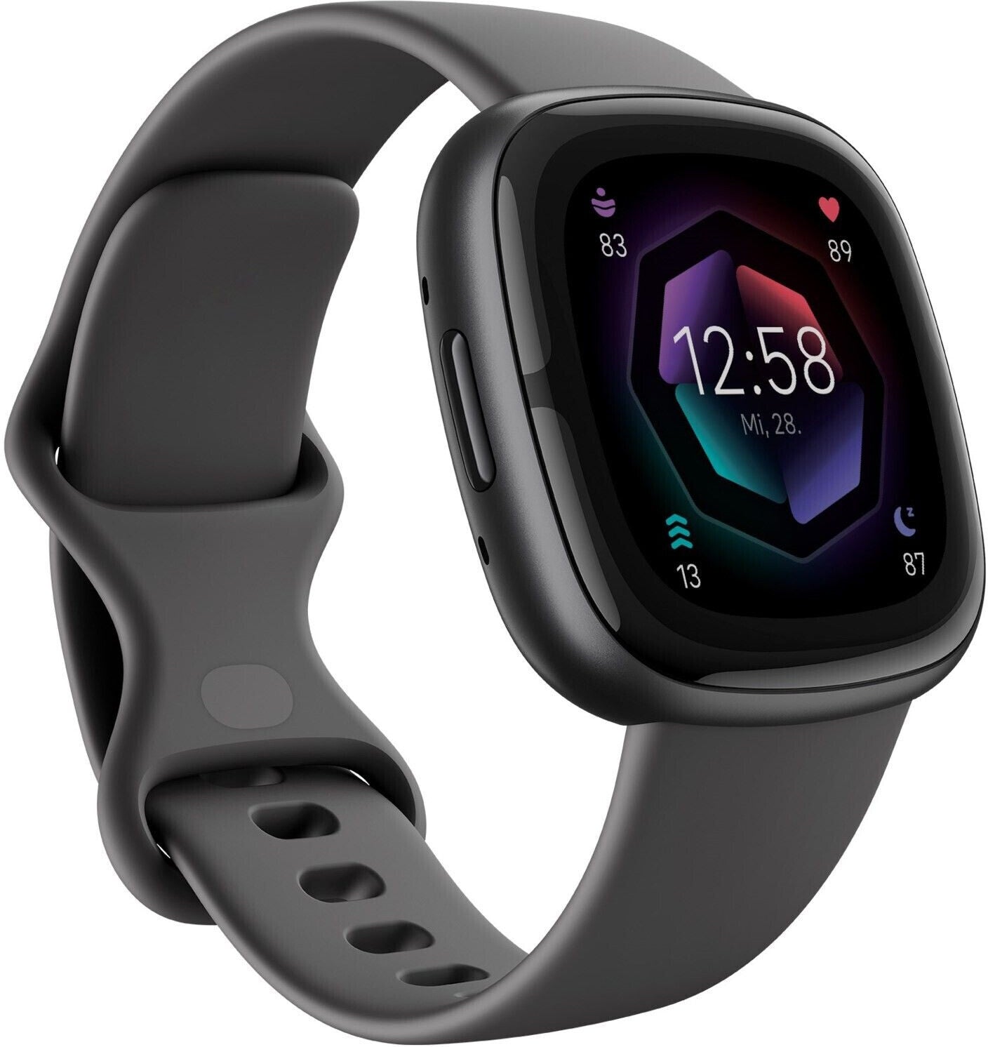 Fitbit Sense 2 Smartwatch GPS Stressmanagement EDA Blue Mist/Soft Gold