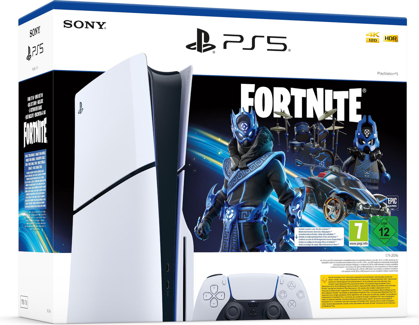 Sony PlayStation 5 Slim – Fortnite Cobalt Star Bundle