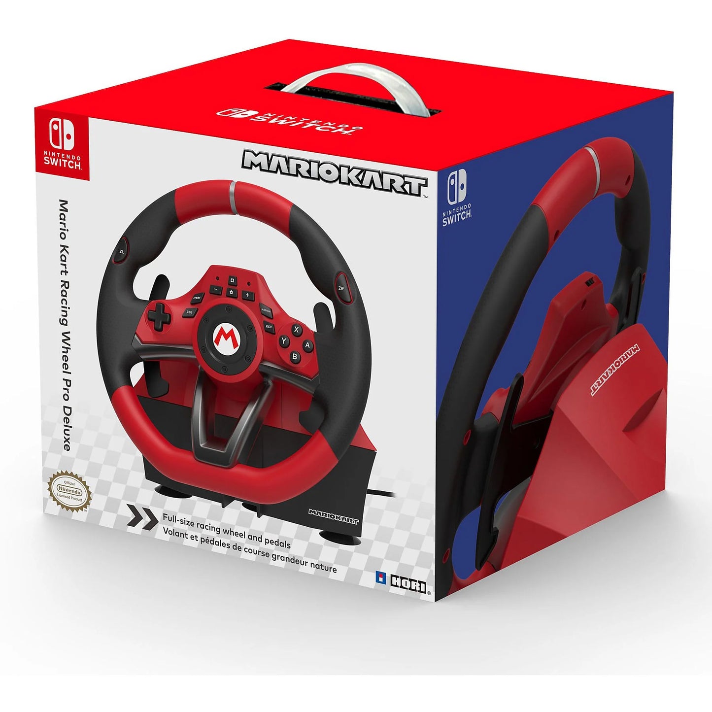 HORI Mario Kart Racing Wheel Pro Deluxe Lenkrad & Pedale für Nintendo Switch