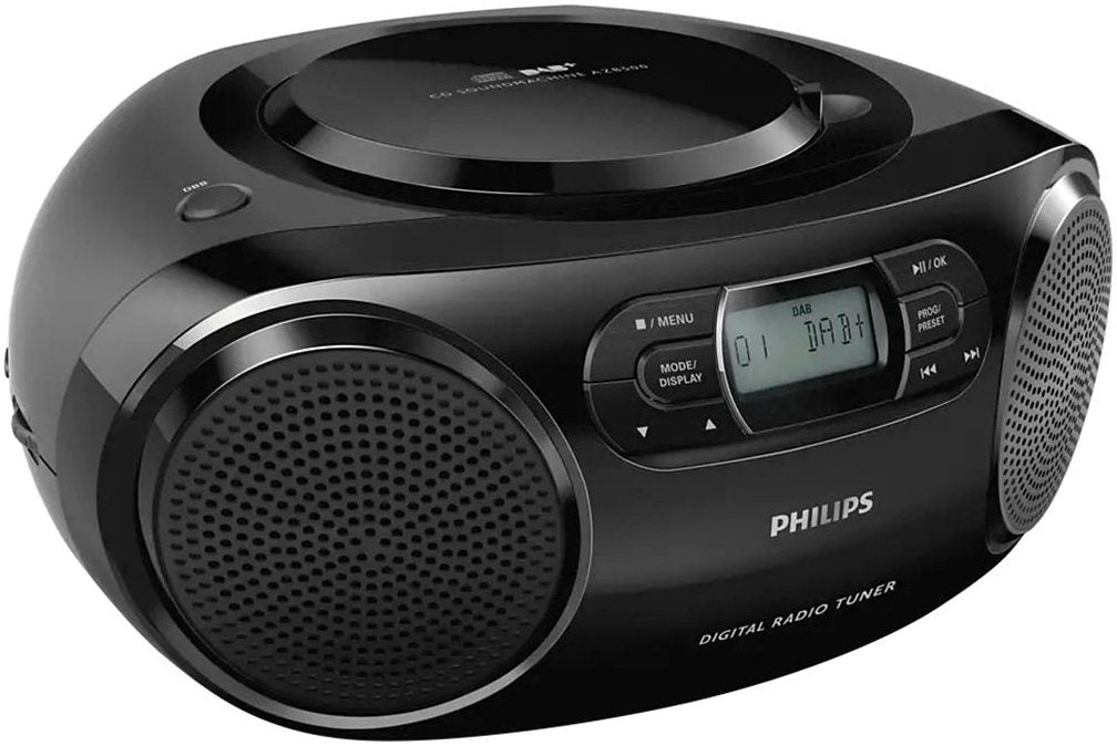 Philips AZB500B – Digitalradio mit DAB+ und UKW – Schwarz