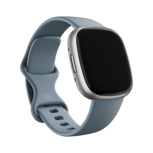 FITBIT Versa 4 Smartwatch Waterfall Blue / Platinum Aluminum