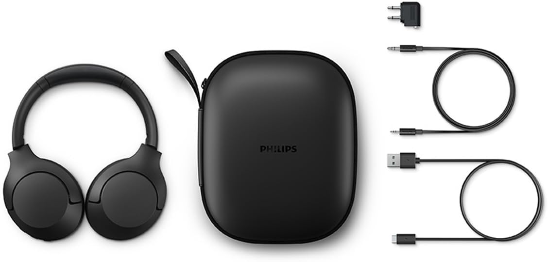 PHILIPS TAH8506BK/00 – Wireless Over-Ear Kopfhörer mit ANC Pro