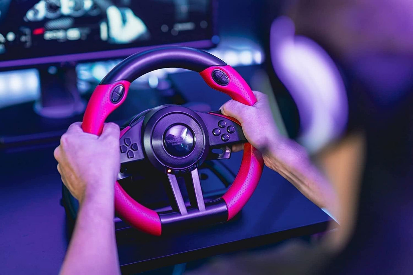 Speedlink TRAILBLAZER Racing Wheel – Gaming-Lenkrad mit Pedalen & Schaltung