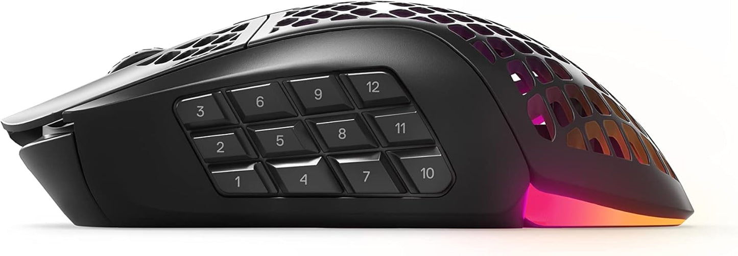 SteelSeries Aerox 9 Wireless – RGB Gaming-Maus – Schwarz