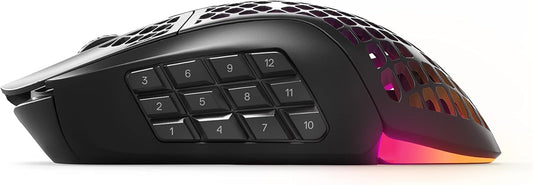 SteelSeries Aerox 9 Wireless – RGB Gaming-Maus – Schwarz