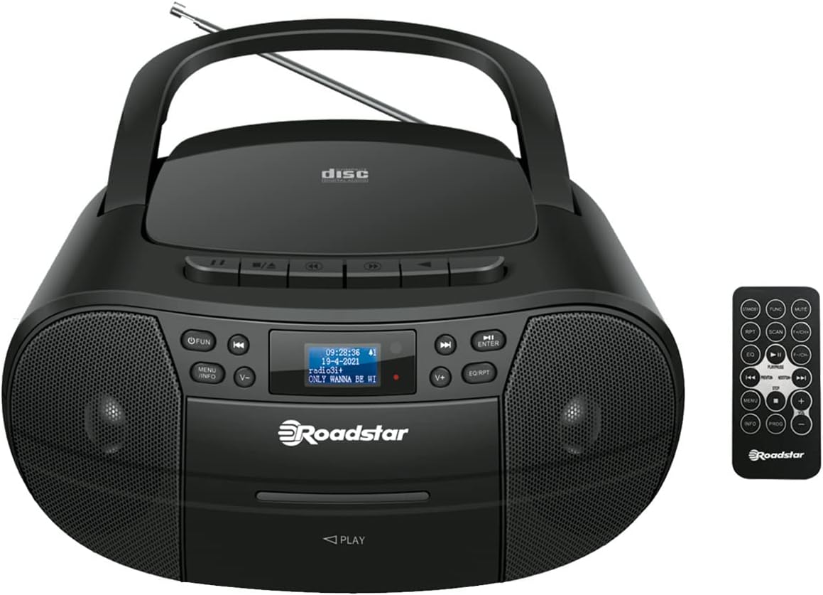 Roadstar RCR-779D+/BK – Tragbares Stereo-Radio – geprüft & wie neu