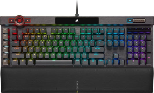 Corsair K100 RGB – Cherry MX Speed – QWERTY US – High-End Gaming-Tastatur