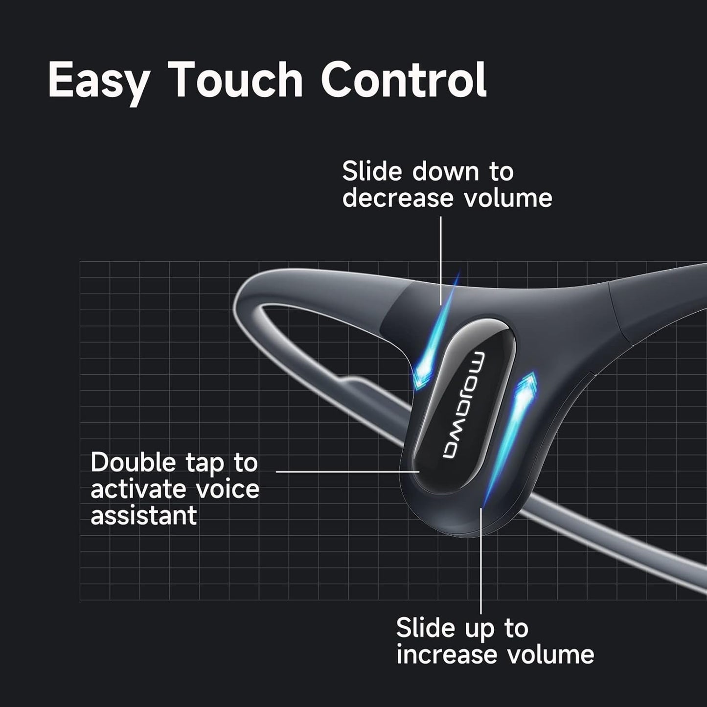 mojawa Run Air (Mojo 2) – Open-Ear Bluetooth-Kopfhörer | IP67 Wasserdicht