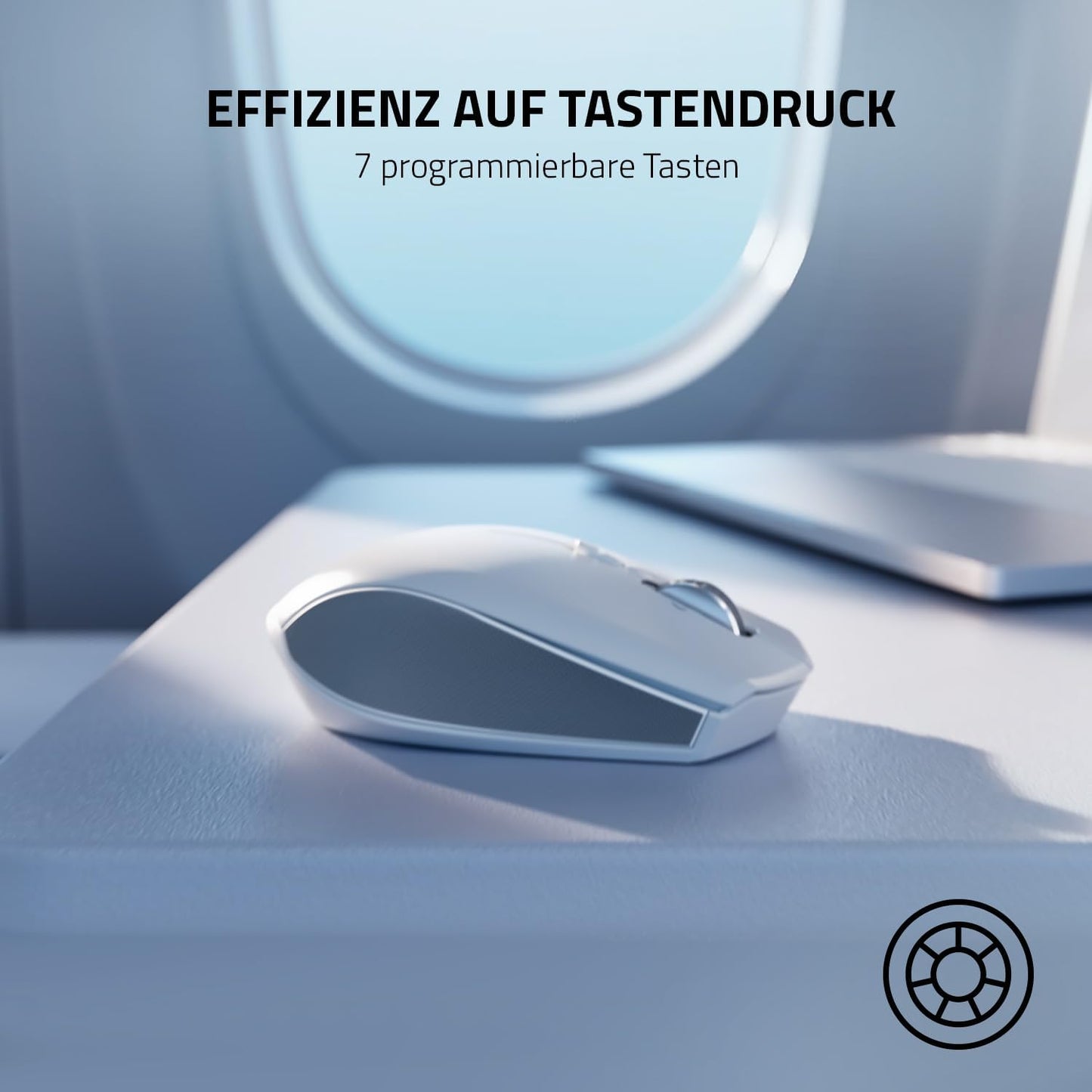 Razer Pro Click Mini – Kabellose Maus mit HyperScroll – Weiß