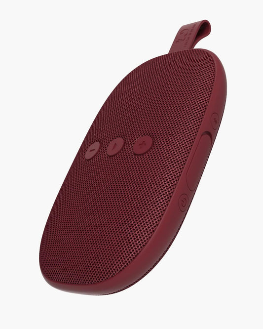 Fresh’nRebel Bold X Bluetooth-Lautsprecher – Ruby Red Ultra Flach & Wasserdicht