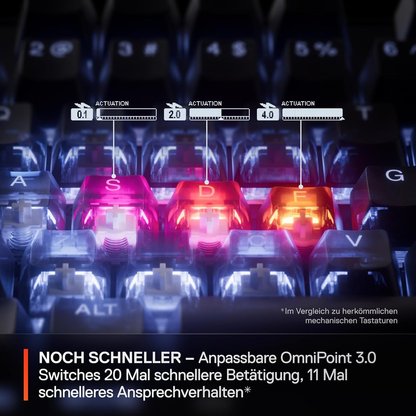 SteelSeries Apex Pro TKL Wireless Gen 3 – QWERTY US – HyperMagnetic