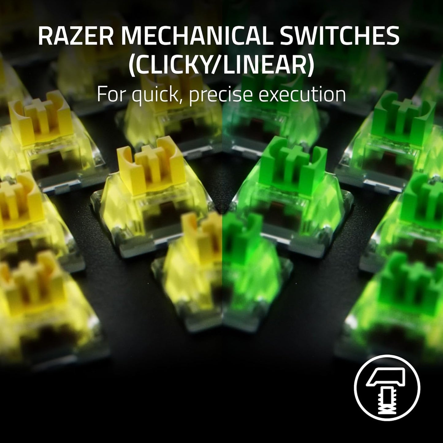 Razer BlackWidow V4 X – QWERTY US – Mechanische Gaming-Tastatur