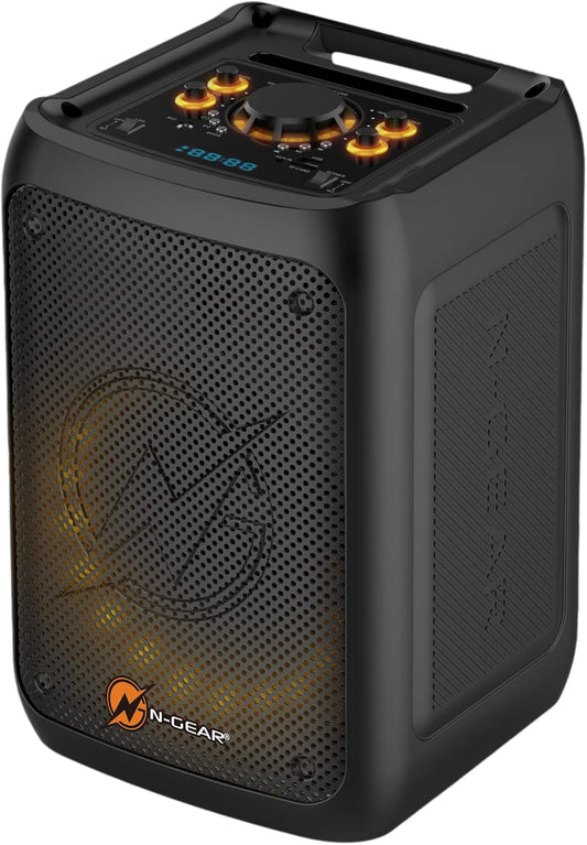 N-Gear Flash Banger 777 Bluetooth PartyBox 160W RGB Licht Mikrofone & Remote
