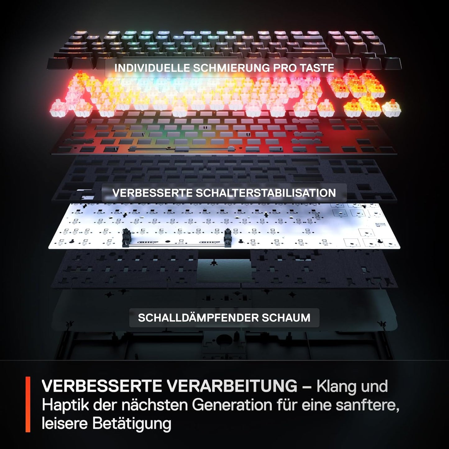 SteelSeries Apex Pro TKL Wireless Gen 3 – QWERTY US – HyperMagnetic