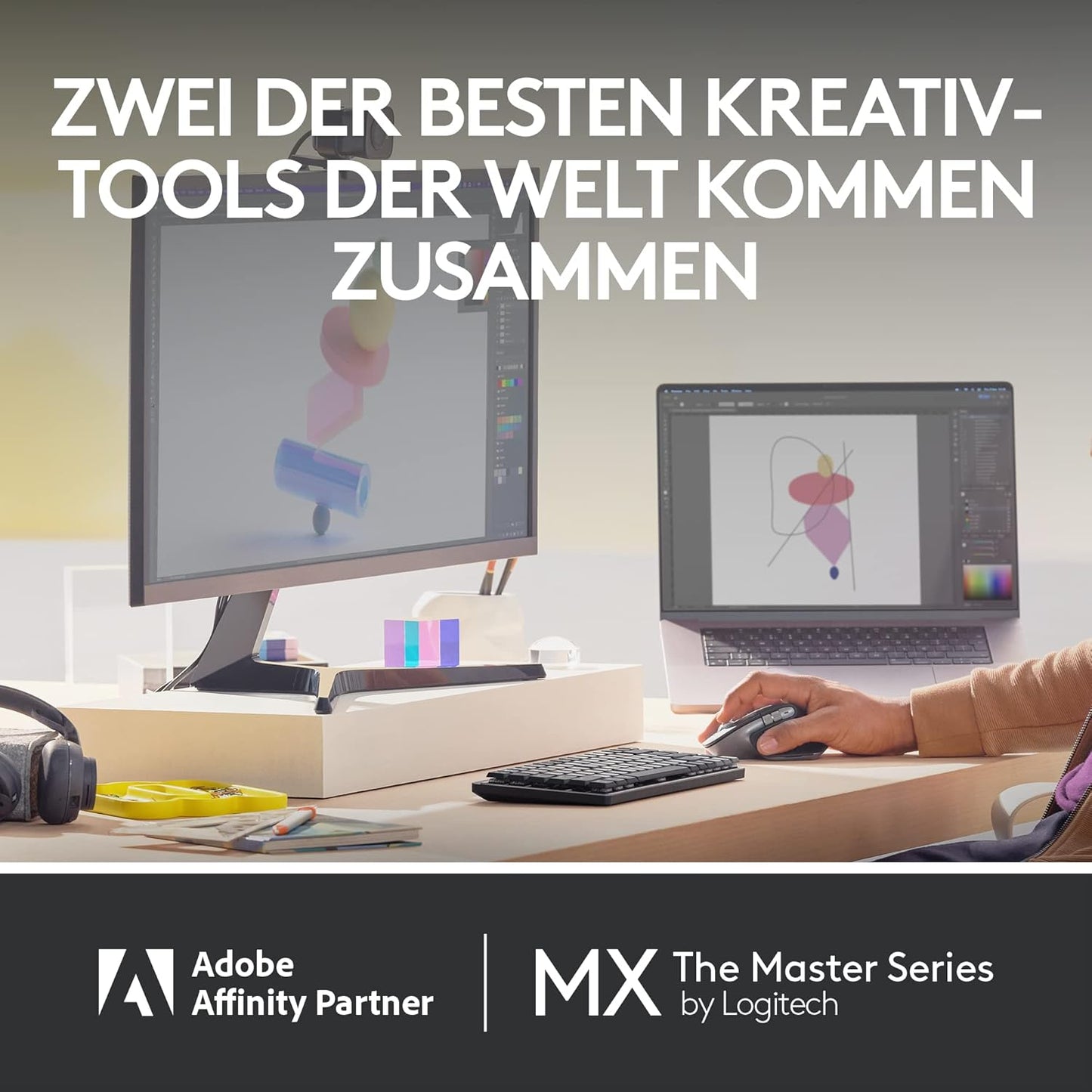 Logitech MX Master 3S für Mac – Bluetooth-Maus – Space Grey