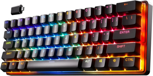 SteelSeries Apex Pro Mini Wireless – HyperMagnetic – QWERTY US