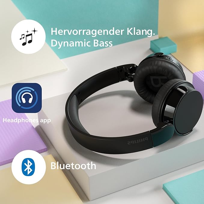 Philips TAH4209 – Bluetooth On-Ear Kopfhörer – Schwarz