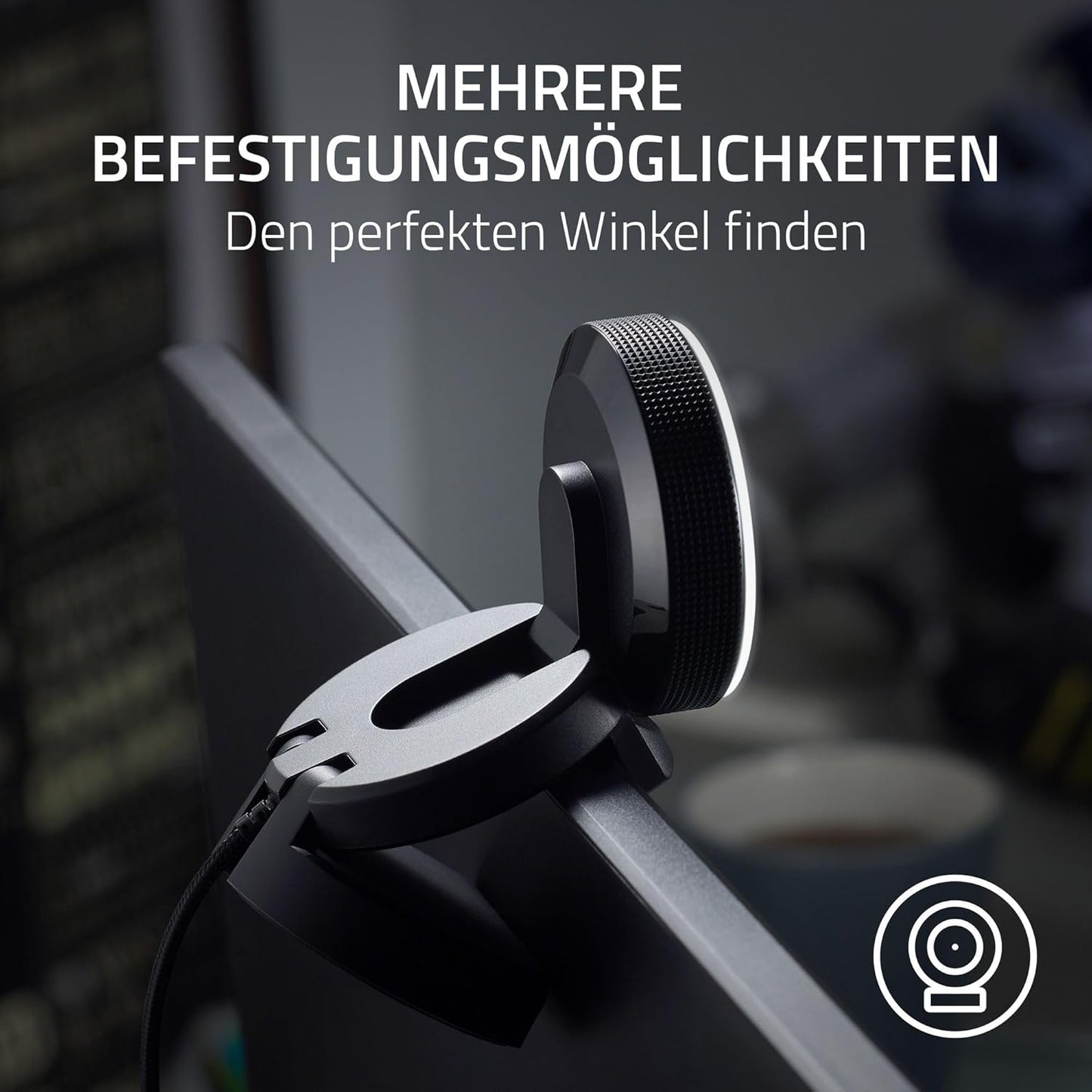 Razer Kiyo – HD Streaming-Webcam mit Ringlicht – 720p 60FPS