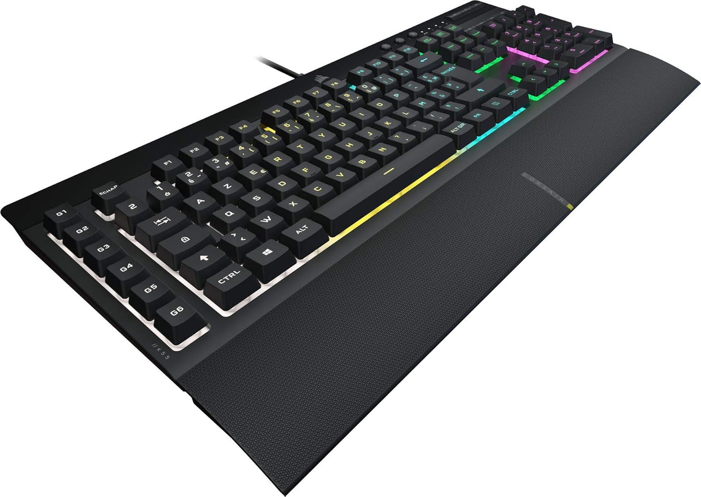 Corsair K55 RGB Pro – Gaming-Tastatur – QWERTY US – RGB Beleuchtung