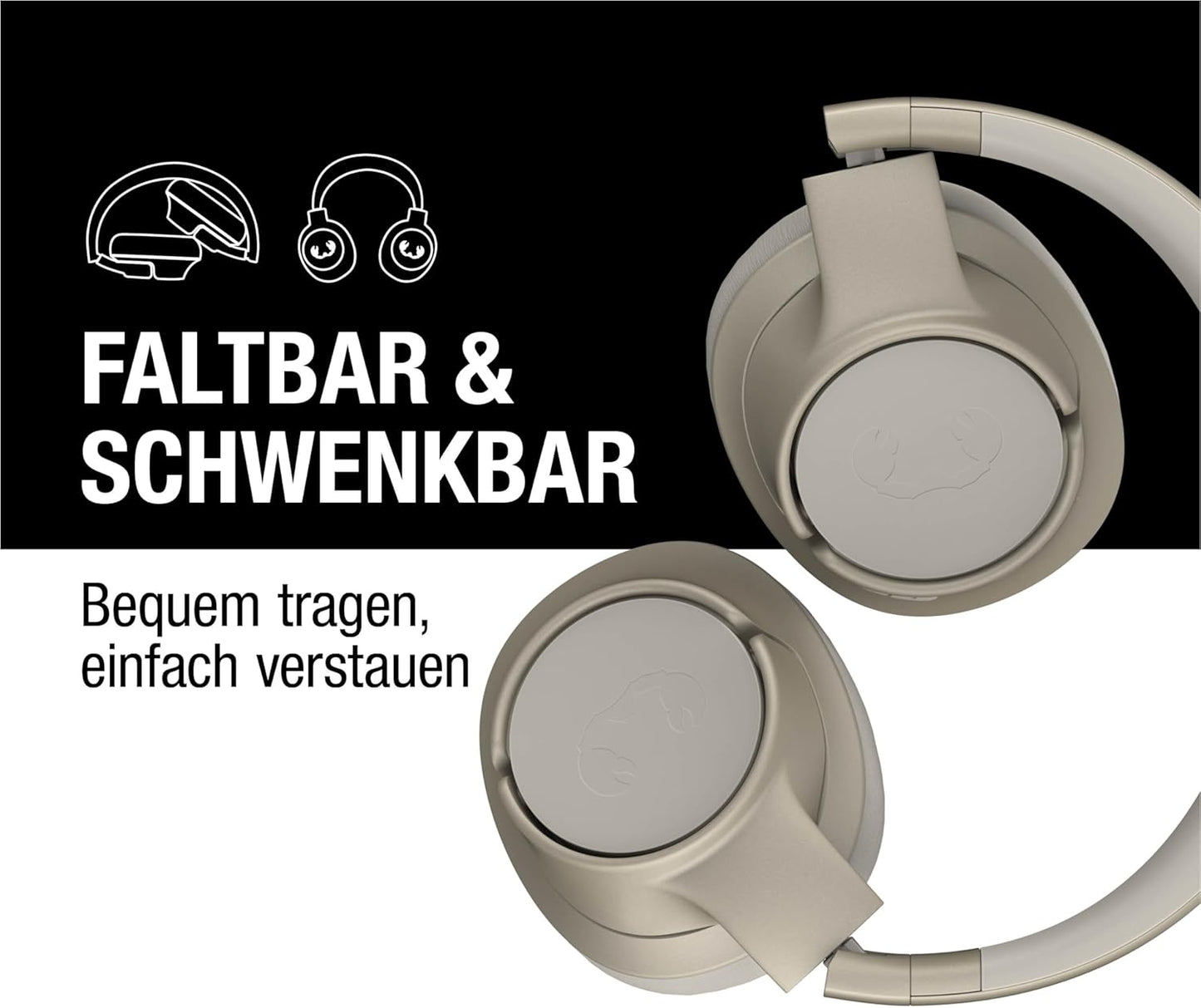 Fresh 'n Rebel Clam Core Bluetooth Over-Ear Kopfhörer – Silky Sand