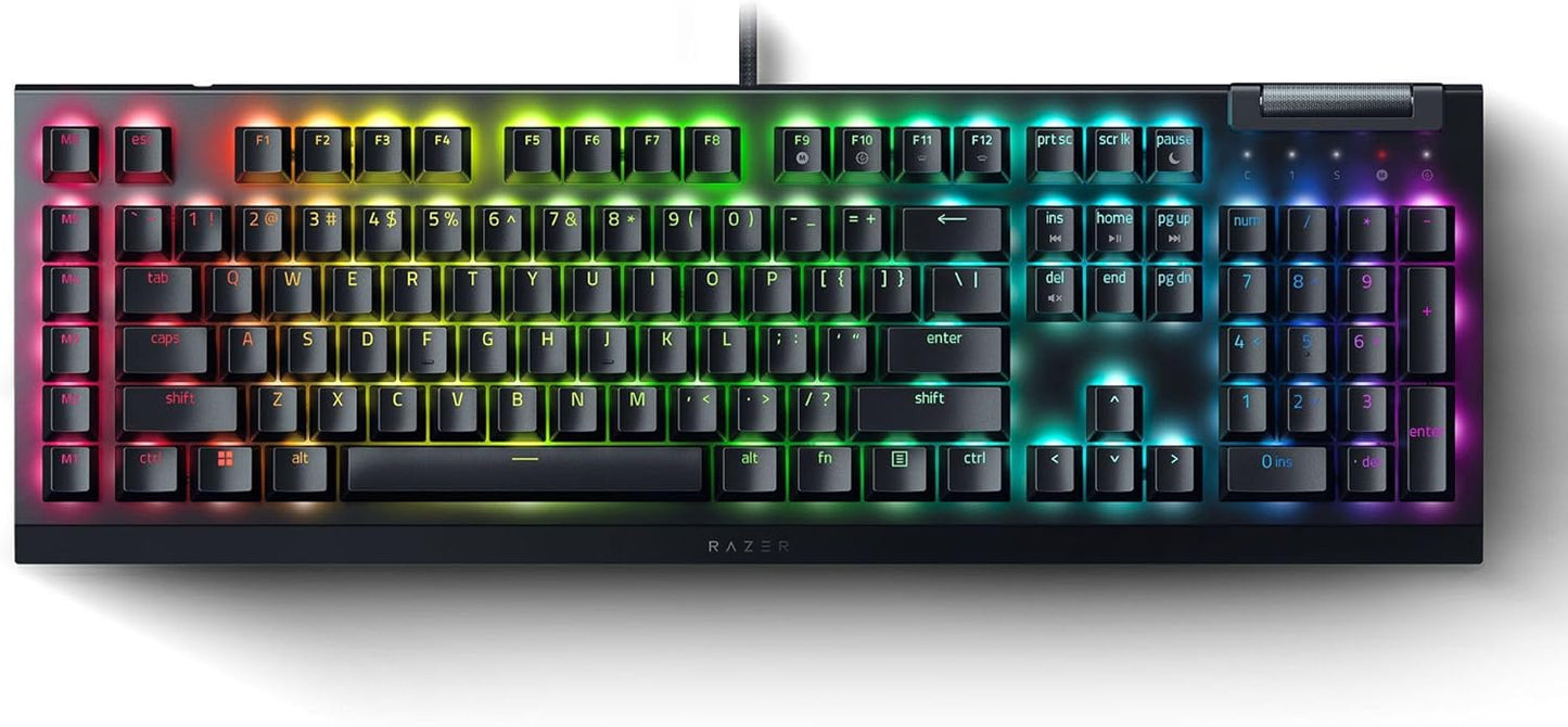Razer BlackWidow V4 X – QWERTY US – Mechanische Gaming-Tastatur