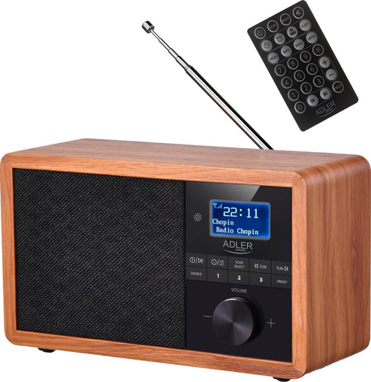 Adler AD 1184 DAB+ Radio – FM, Bluetooth, USB – Kompakt & Stilvoll